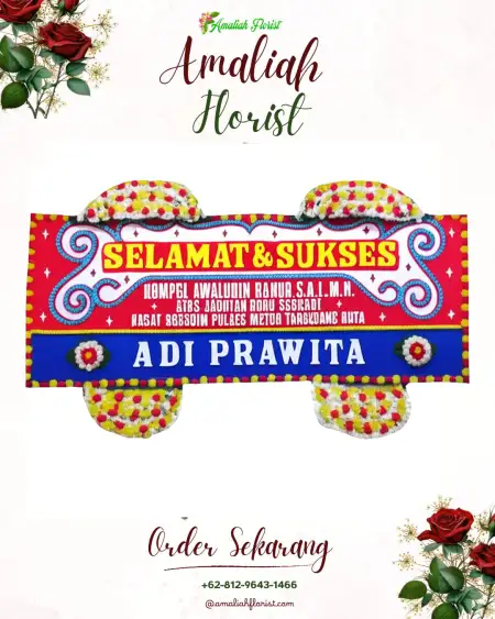 Papan Bunga Ucapan Selamat Cigagade